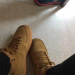 Nike wheat AF1 size 7